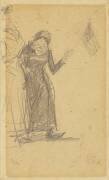 Femme agitant un drapeau (William James Glackens) - Muzeo.com