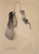 Femme assise nue sous une veste (Auguste Rodin) - Muzeo.com