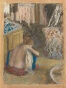 Femme nue, accroupie, de dos (Edgar Degas) - Muzeo.com
