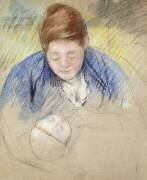 Femme se penchant sur un bébé (Mary Cassatt) - Muzeo.com