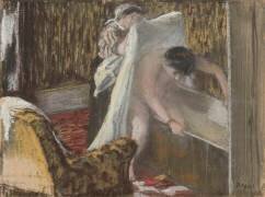 Femme sortant du bain ou Sortie de bain (Edgar Degas) - Muzeo.com