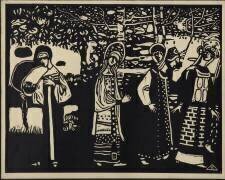 Femmes dans la foret (Wassily Kandinsky) - Muzeo.com