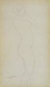 Fille nue debout (Amedeo Modigliani) - Muzeo.com