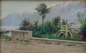 Fleurs de printemps sur le lac de Garde (Melchior Lechter) - Muzeo.com