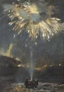 Grand jet d'eau et feu d'artifice (Gaston de la Touche) - Muzeo.com
