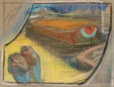 Hommes remorquant une barge (Henri-Gabriel Ibels) - Muzeo.com