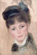 Jeune femme au chapeau noir (Auguste Renoir) - Muzeo.com