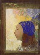 Jeune fille au bonnet bleu (Odilon Redon) - Muzeo.com