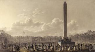 Jeux et Danses aux Tuileries (Louis-Pierre Baltard de la...) - Muzeo.com