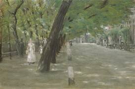 Kirchenallee à St. Georg, Hambourg (Max Liebermann) - Muzeo.com