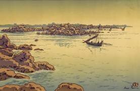La Baie de Douarnenez (Henri Rivière) - Muzeo.com