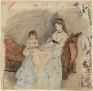 La sœur de l'artiste (Berthe Morisot) - Muzeo.com
