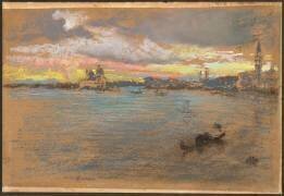 La tempête, le coucher du soleil (James Abbott McNeill Whistler) - Muzeo.com