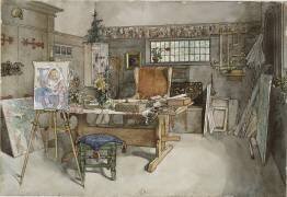 L'atelier (Carl Larsson) - Muzeo.com