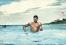 Le baigneur (Winslow Homer) - Muzeo.com