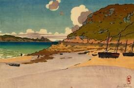 Le Châtelier et le fort de la Latte (Henri Rivière) - Muzeo.com