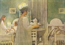 Le matin de Noël (Carl Larsson) - Muzeo.com