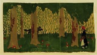 Le petit chaperon rouge (August Macke) - Muzeo.com