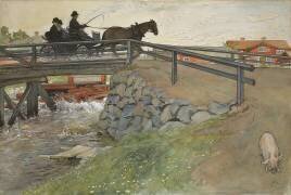 Le Pont (Carl Larsson) - Muzeo.com