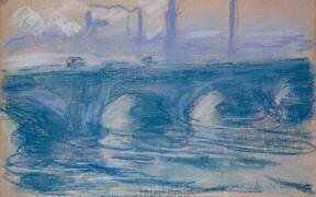 Le pont de Waterloo à Londres (Claude Monet) - Muzeo.com