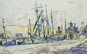 Le port de Fécamp (Paul Signac) - Muzeo.com