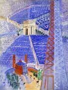 Le Projet de la Tour Eiffel pour la Tapisserie de Beauvais (Raoul Dufy) - Muzeo.com