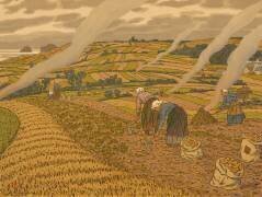 Le Travail au champ (Henri Rivière) - Muzeo.com
