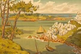 L'île (Henri Rivière) - Muzeo.com