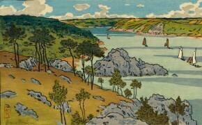 L'Embouchure du Trieux (Loguivy) (Henri Rivière) - Muzeo.com