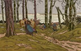 Lendemain de tempête, baie de Launay (Loguivy) (Henri Rivière) - Muzeo.com