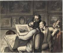 Les amateurs d'estampes (Honoré Daumier) - Muzeo.com