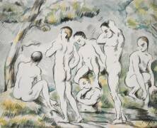Les Baigneurs (Paul Cézanne) - Muzeo.com