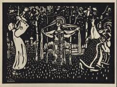 Les bouleaux (Wassily Kandinsky) - Muzeo.com