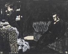 Les intimités : la toilette de sortie (Félix Vallotton) - Muzeo.com