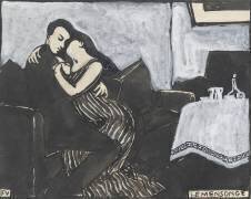 Les intimités : le mensonge (Félix Vallotton) - Muzeo.com