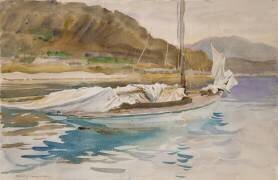 Les voiles au repos (John Singer Sargent) - Muzeo.com