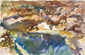 L'homme et la piscine (John Singer Sargent) - Muzeo.com