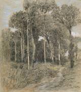 L'orée d'un bois (Eugène Boudin) - Muzeo.com
