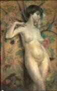 Nu contre un paravent (Alice Pike Barney) - Muzeo.com