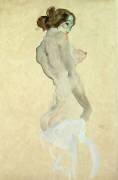 Nu de femme debout (Egon Schiele) - Muzeo.com