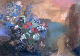 Ophélie parmi les Fleurs (Odilon Redon) - Muzeo.com