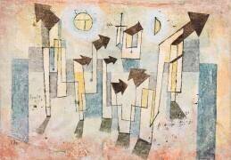 Peinture murale du temple de la nostalgie de l'au-delà (Paul Klee) - Muzeo.com