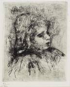 Portrait de Claude Renoir (Auguste Renoir) - Muzeo.com