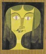 Portrait de femme aux yeux violets (Paul Klee) - Muzeo.com