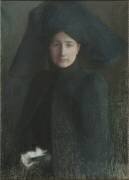 Portrait de jeune femme en deuil (Pascal Dagnan-Bouveret) - Muzeo.com