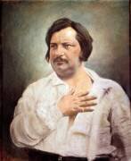 Portrait de l'écrivain français Honoré de Balzac. Daguerréotype de Nadar rehaussé de pastel (Nadar) - Muzeo.com