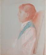 Portrait de madame Odilon Redon, de profil à gauche (Odilon Redon) - Muzeo.com