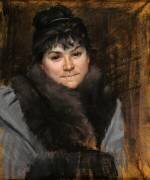 Portrait de madame X dit aussi Portrait de Jeune Femme (Marie Bashkirtseff) - Muzeo.com
