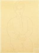Portrait de Soutine assis (Amedeo Modigliani) - Muzeo.com