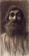 Portrait d'un homme barbu (Gustav Klimt) - Muzeo.com
